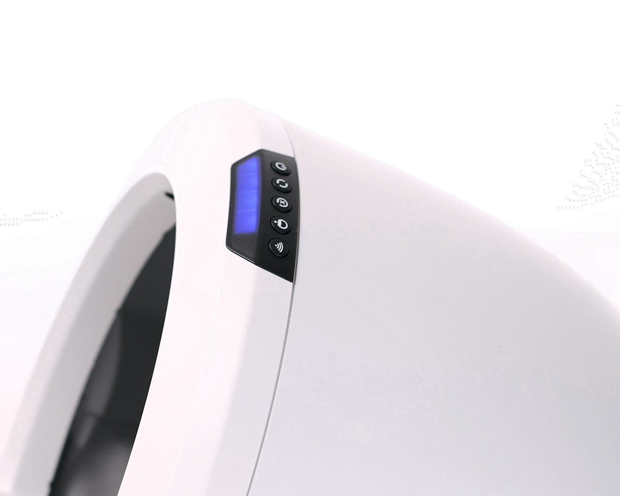 Blue with flashing blue WiFi (Connect button) light